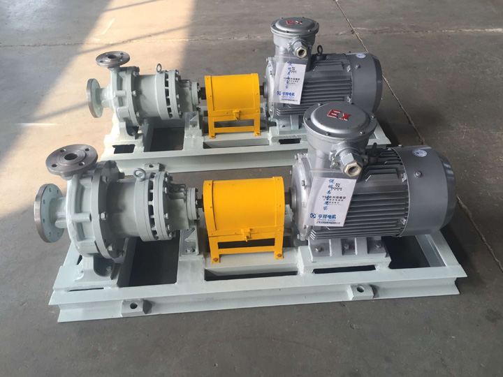 TCA無泄漏雙層隔離套臥式液氯泵/石油化工流程無泄漏磁力泵/ 石油化工流程無密封磁力泵/ API685磁力泵/無泄漏磁力泵/液氯磁力泵/液氯專用泵